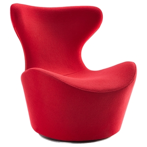 Modrest Hadrian Accent Chair - Red 