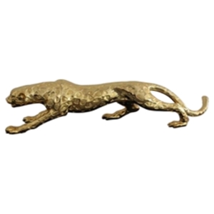 Modrest Jaguar Modern Sculpture - Gold 
