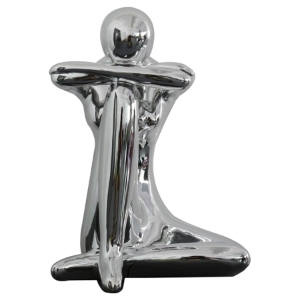 Modrest Resting Sculpture - Silver 