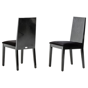 A&X Bridget Dining Chair - Black (Set of 2) 