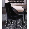 A&X Charlotte Velour Dining Chair - Black (Set of 2) - VIG-VGUNAA031