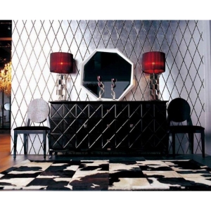 A&X Monte Cristo Buffet - 2 Doors, 3 Drawers, Black Crocodile 