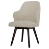 A&X Caligari Modern Oak Fabric Dining Chair - Off-White (Set of 2) - VIG-VGUNAC057