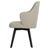 A&X Caligari Modern Oak Fabric Dining Chair - Off-White (Set of 2) - VIG-VGUNAC057