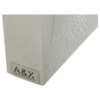 A&X Regal Modern Floor Mirror - Silver Crocodile - VIG-VGUNAK421-SIL