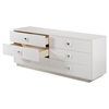 A&X Monica Modern Dresser Table - 6 Drawers, White - VIG-VGUNAW421-159