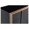 Nova Domus Cartier Modern Dresser - Black and Brushed Bronze - VIG-VGVC-A002-D