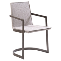 Modrest Jago Modern Dining Chair - Gray (Set of 2)