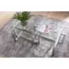 Modrest Valiant Coffee Table - Clear, Chrome - VIG-VGVCCT856