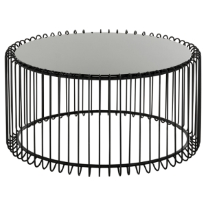 Modrest Beacon Round Coffee Table - Black 