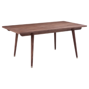 Modrest Gloria Modern Rectangular Dining Table - Walnut 