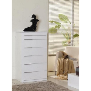 Alaska Chest - White, 6 Drawers 