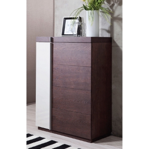 Modrest Geneva Modern Chest - Brown and Gray 