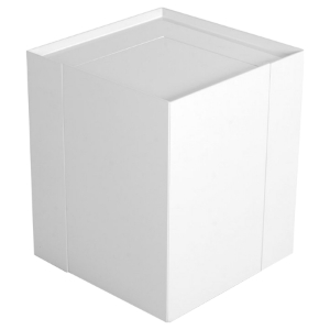 Modrest Modern Square End Table - White 