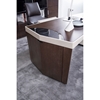Modrest Nolan Modern Desk - Cabinet, Brown and Gray - VIG-VGWCS6201