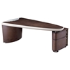 Modrest Nolan Modern Desk - Cabinet, Brown and Gray - VIG-VGWCS6201