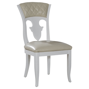 Temptation Othello Dining Chair - White (Set of 2) 
