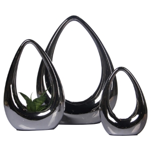 Modrest Ceramic Bowl Set - Silver 
