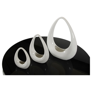 Modrest Ceramic Bowl Set - White 