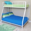Bunk Bed - Sunrise Twin / Double Size Bunk Bed in White - WAL-BTODWH