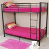 Bunk Bed - Sunset Twin / Twin Size Bunk Bed in Black - WAL-BTOTBL
