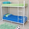 Bunk Bed - Sunrise Twin / Twin Size Bunk Bed in White - WAL-BTOTWH