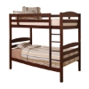 Royalton Twin / Twin Size Bunk Bed in Brown - WAL-BWTOTWB
