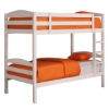 Royalton Twin / Twin Size Bunk Bed in White - WAL-BWTOTWH
