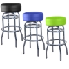 Round Top Retro Swivel Barstools in 6 Colors (Set of 2) - WAL-CHJB03XX