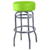 Round Top Retro Swivel Barstools in 6 Colors (Set of 2) - WAL-CHJB03XX