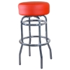 Round Top Retro Swivel Barstools in 6 Colors (Set of 2) - WAL-CHJB03XX