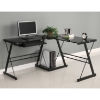 Soreno Black Computer Desk - WAL-D51B29