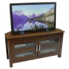 Castillo 44 Inch Corner Wood TV Stand in Brown - WAL-W44CCRMB