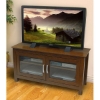 TV Stand - 44 Inch Columbus Wood TV Stand in Brown - WAL-W44CFDMB