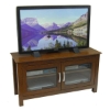 TV Stand - 44 Inch Columbus Wood TV Stand in Brown - WAL-W44CFDMB