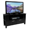 TV Stand - 44 Inch Coronado Wood TV Stand in Black - WAL-W44CMPBL