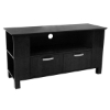 TV Stand - 44 Inch Coronado Wood TV Stand in Black - WAL-W44CMPBL