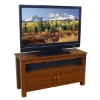 TV Stand - 44 Inch Cortez Wood TV Stand in Medium Brown - WAL-W44CSMB