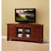 52 Inch TV Stand with 4 Doors in Brown - WAL-W52C4DOWB