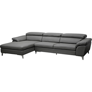 Voight Sectional Sofa - Dark Gray 