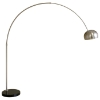 Arco Style Floor Lamp with Round Marble Base - WI-375B-X