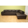 Diana Brown Leather Sectional with Chaise - WI-625-M9805-X