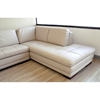 Diana Beige Leather Sofa with Chaise - WI-625-M9818