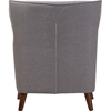 Ludwig Upholstered Button Tufted Armchair - Light Gray - WI-802-LIGHT-GRAY