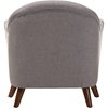 Lotus Upholstered Armchair - Button Tufted, Light Gray - WI-807-LIGHT-GRAY