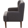 Toni Upholstered Sofa - Button Tufted, Dark Gray - WI-808-DARK-GRAY-SF