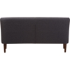 Toni Upholstered Sofa - Button Tufted, Dark Gray - WI-808-DARK-GRAY-SF