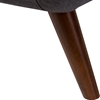 Harper Upholstered Armchair - Button Tufted, Dark Gray - WI-809-DARK-GRAY-CC
