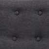 Harper Upholstered Loveseat - Button Tufted, Dark Gray - WI-809-DARK-GRAY-LS