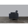 Connoisseur Living Room Loveseat - Button Tufted, Black - WI-810-BLACK-LS